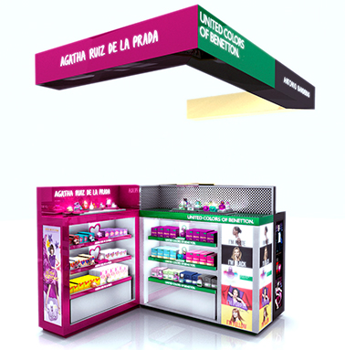 Beauty Brands Permanent Stand