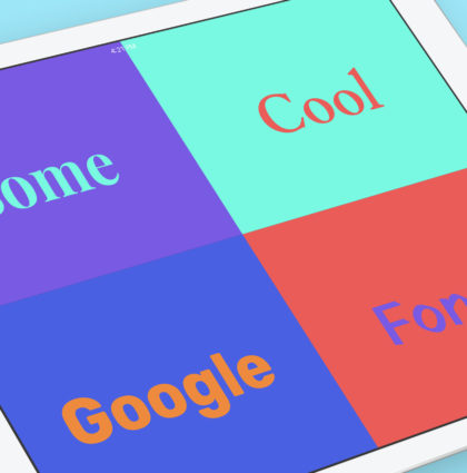 20 Best Google Web Fonts